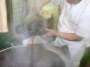 Making Dashi at Honke Owariya